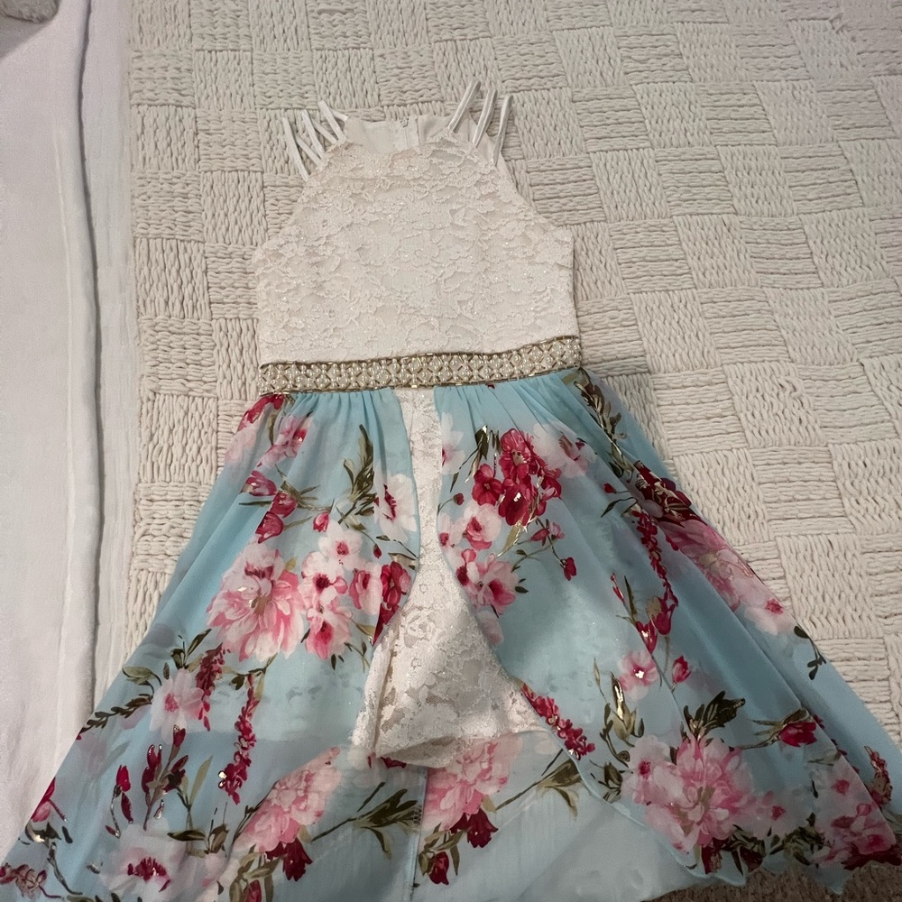 Dress with shorts.